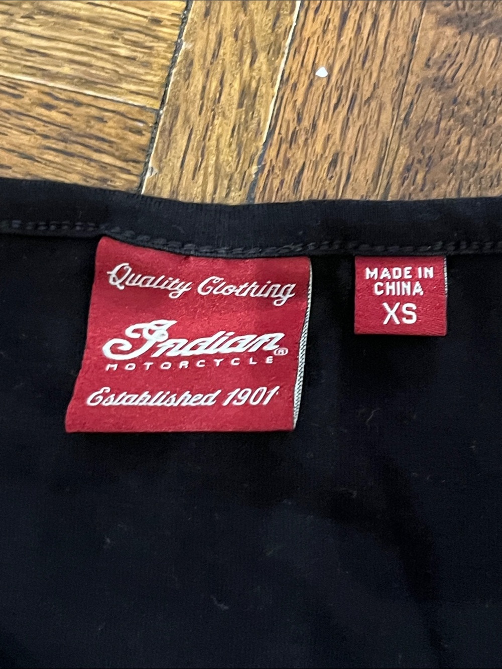 INDIAN MOTORCYCLE Women's Black Logo Tank Top, great cond XS - Picture 7 of 7